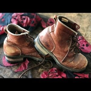 VINTAGE 90’s SKETCHERS BROWN LEATHER GRUNGE BOOTS
